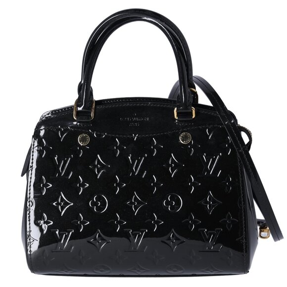 Louis Vuitton Brea PM Monogram Vernis Handbag M50600 Noir Patent Leather - Picture 1 of 11